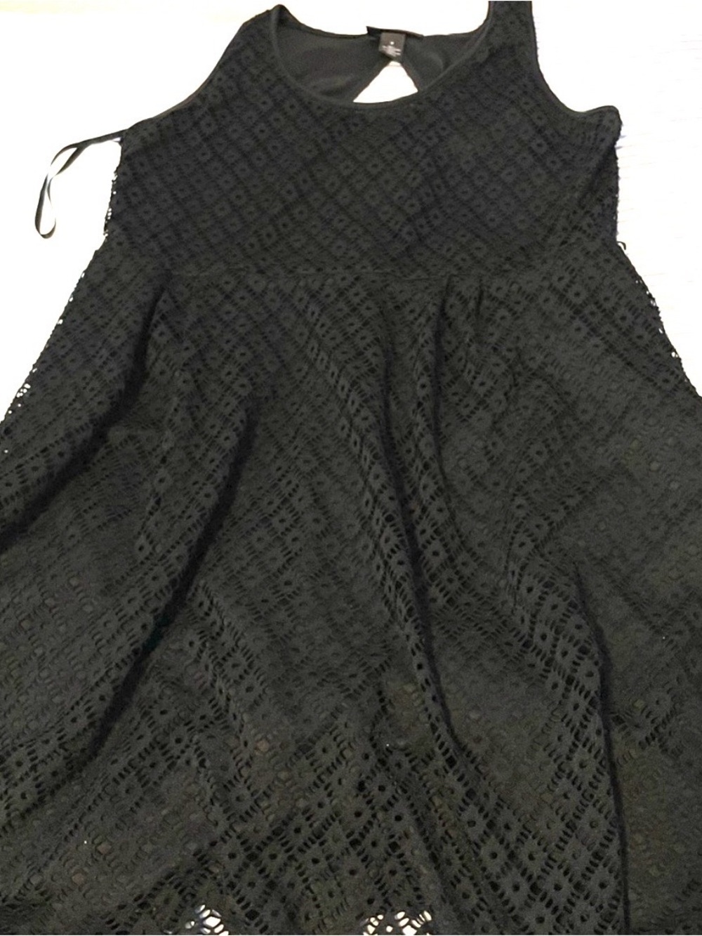 Lane Bryant Women’s Elegant Black Sleeveless Fit-and-Flare Cocktail Dress LBD 1X